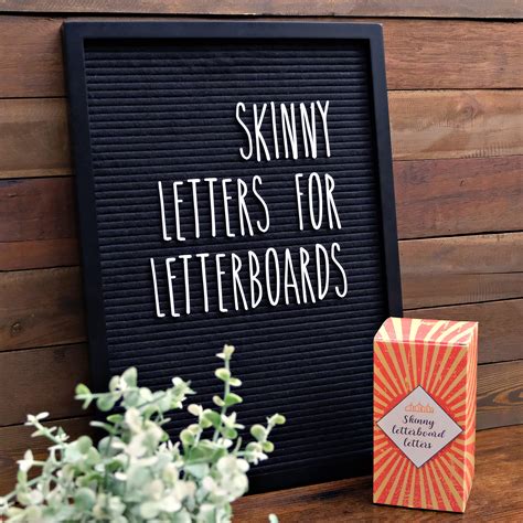 Buy Skinny Letterboard Letters Set Letters Only Rae Dunn Decor Font