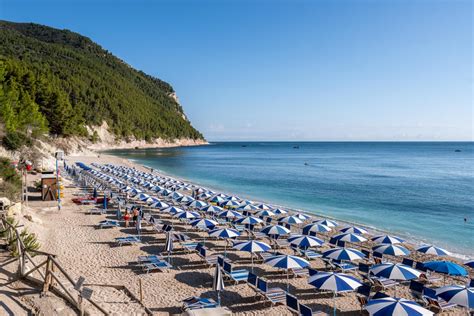 San Michele And Sassi Neri Beaches In Sirolo Conero Riviera Marche