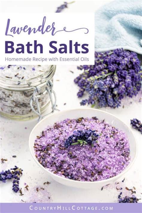 Homemade Lavender Bath Salts Recipe Free Printable Labels