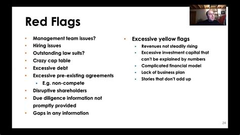 Due Diligence Legal Risks Red Flags YouTube