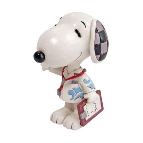 Enesco Jim Shore Peanuts Snoopy Medical Professional Decorative Mini