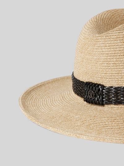 Loevenich Strohhut Mit Hutband Modell Fedora Beige Online Kaufen