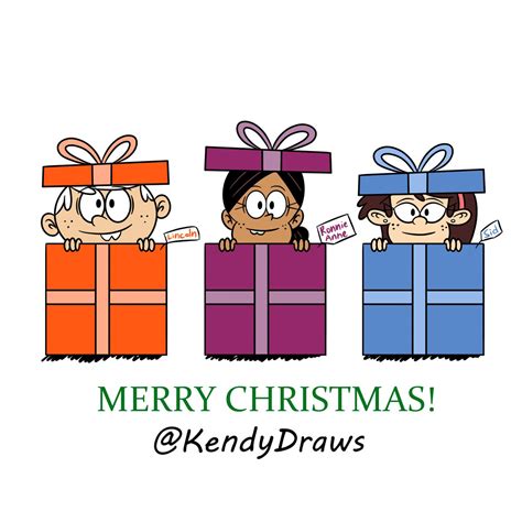 Kendydraws On Twitter Merry Christmas 🎄🎁 🧡💜💙 Kendydraws