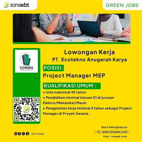 Project Manager MEP Zonaebt