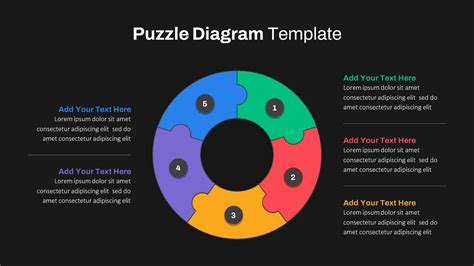 Puzzle Diagram Slide Template Slidekit