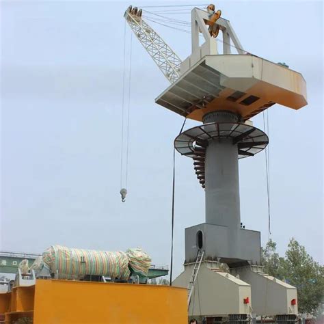 80 Ton Single Jib Harbour Shipyard Portal Crane Professional Design