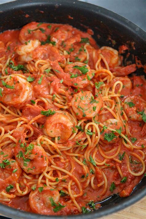 Spaghetti With Shrimp Recipe Deporecipe Co