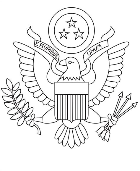 Coloring Sheets Coloring Pages For Kids Us Seal State Tattoos One