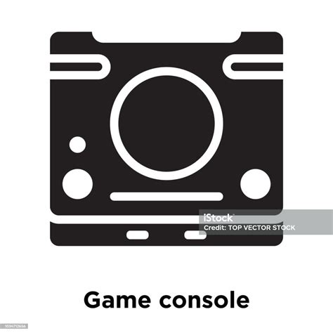 Game Console Icon Vector Isolated On White Background Logo Concept Of