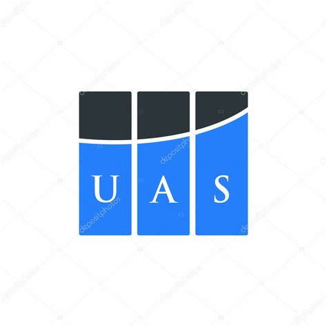 Diseño Del Logotipo De La Letra Uas Sobre Fondo Blanco Uas Iniciales Creativas Letra Logo