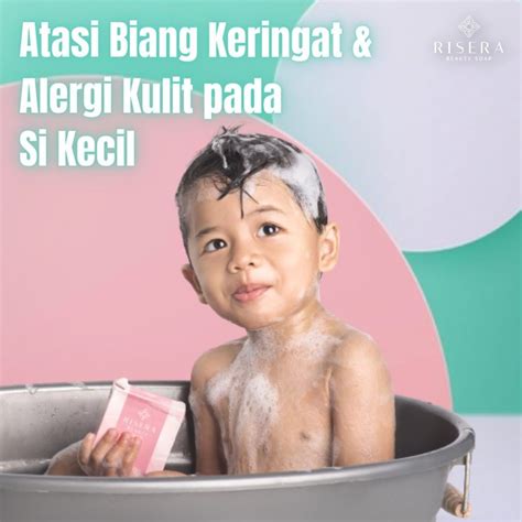 Jual Risera Sabun Mandi Ruam Bayi Gatal Biang Keringat Alergi Kulit