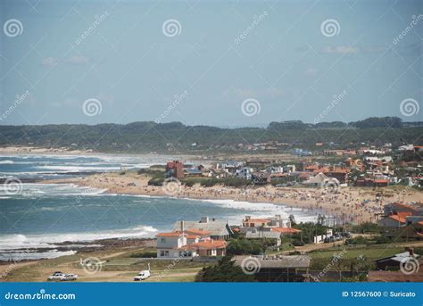 Coast of La Paloma stock photo. Image of waves, resort - 12567600