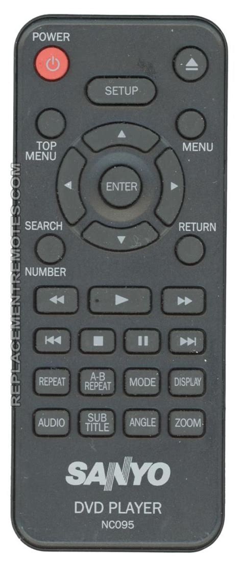 Buy Sanyo Nc Dvd Player Dvd Remote Control