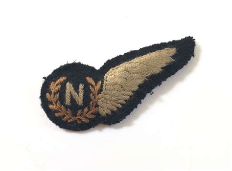 Ww2 Raf Navigators Padded Brevet Badge