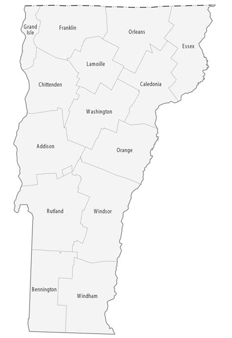 Map of Vermont - Cities and Roads - GIS Geography