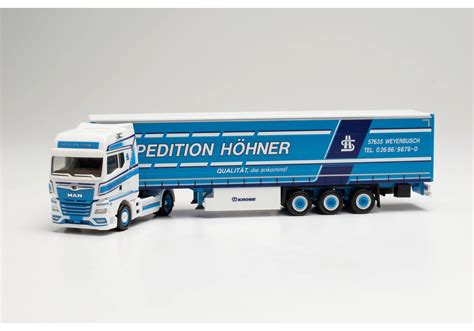 Herpa Man Tgx Gx Gardinenplanen Sattelzug H Hner