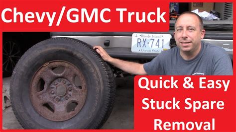 How To Remove Spare Tire Under Truck