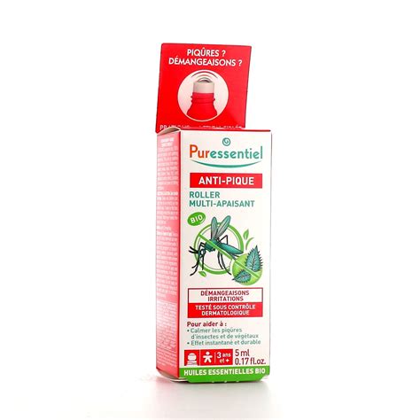 Puressentiel Anti Pique Roll On Apaisant Piqûres Insectes Végétaux