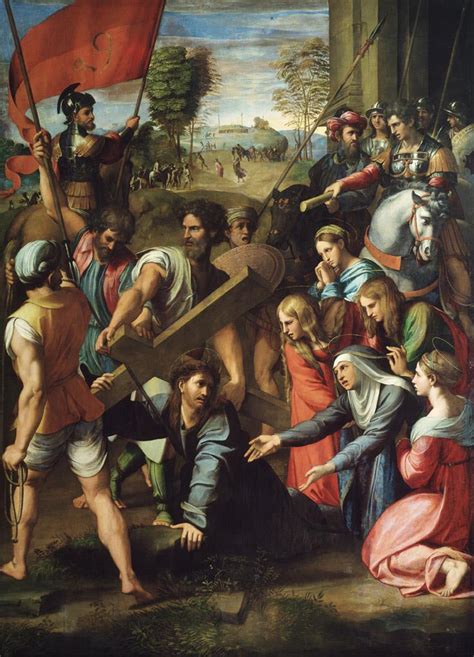 Ca Da En El Camino Del Calvario Rafael Museo Nacional Del Prado