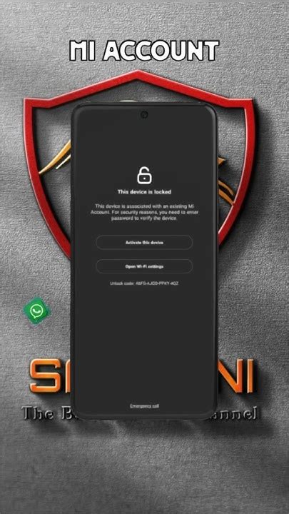 This Device Is Locked Mi Account Xiaomi All Model Supported