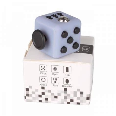 Fidget Cube Cubo Anti Stress Hiperatividade Ansiedade Cinza Farm Cia