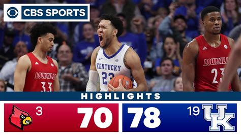 Louisville vs Kentucky Highlights: #19 Wildcats outlast #3 Cardinals ...