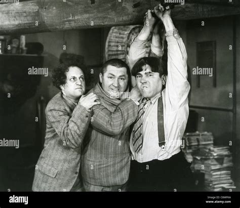 The Three Stooges Us Vaudeville And Later Film Comedy Trio From Left