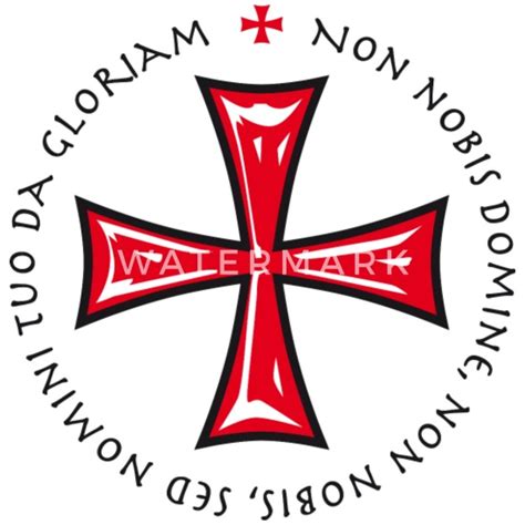 Cross Knights Templar Crusader Non Nobis Domine Mens T Shirt Spreadshirt