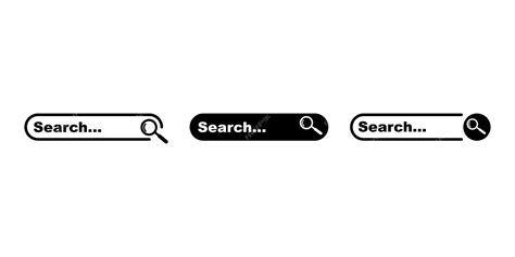 Premium Vector Search Bar Vector Set Search Bar Ui Template Internet