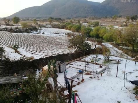 Sorprende Granizada A Habitantes De El Salitrillo En Huimilpan