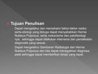 Hernia Nukleus Pulposus Pptx