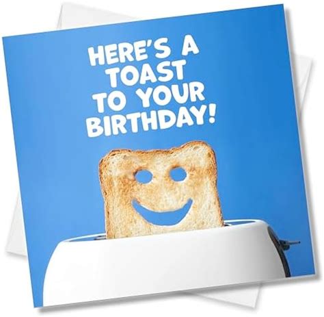 Punkcards Funny Birthday Card Here S A Toast To Your Birthday