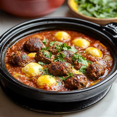 Tajine de Kefta aux Œufs Recette d un Plat Marocain Traditionnel