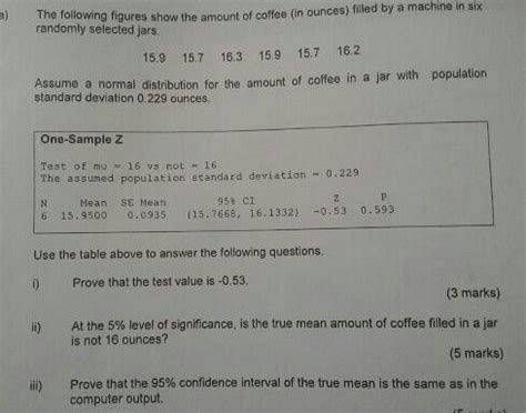 Solved The Following Figures Show The Amount Of Coffee In Chegg