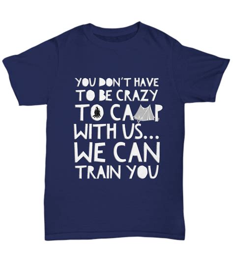 Camping Shirt For Men- Funny Mens Camper Shirt