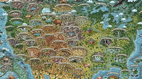 National Parks Hand Drawn Maps By Mario Zucca