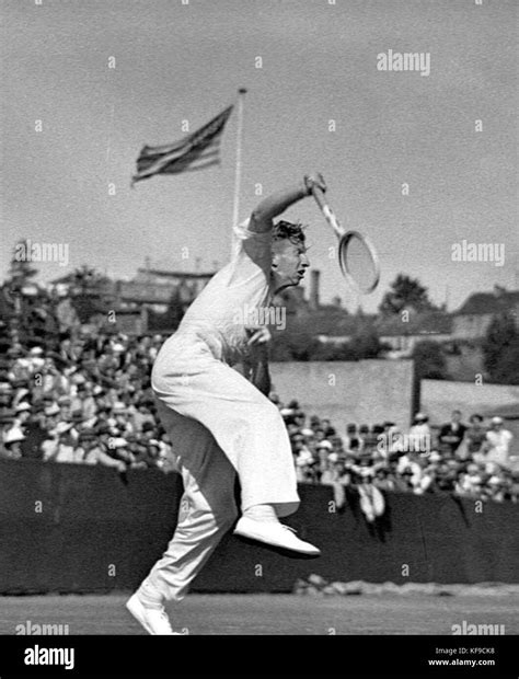 Don Budge White City 1937 Stock Photo - Alamy