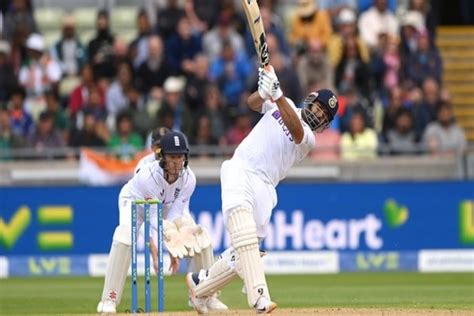 Ind Vs Eng 5th Test Unbeaten Half Century By Rishabh Pant Takes India