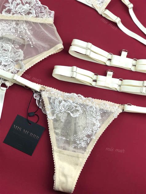 Bridal Lingerie Set Wedding Day Lingerie Push Up Romantic Lingerie