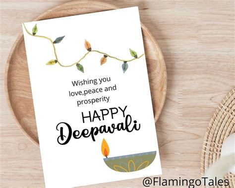 Happy Diwali Printable Cardssimpleinstant Downloaddigital - Etsy