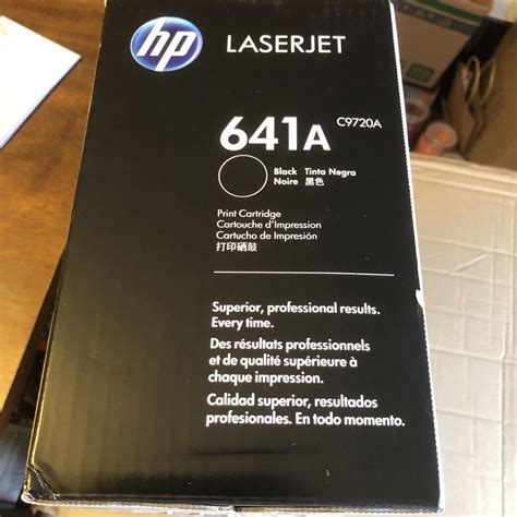 Hp A C A Black Toner Cartridge Genuine New Sealed Box Ebay