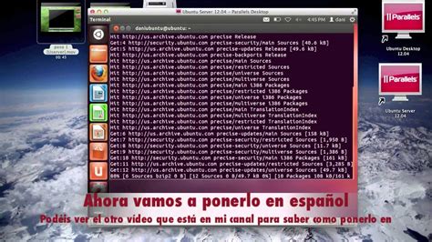 Instalar Interfaz Gráfica Ubuntu Server 1204 Youtube