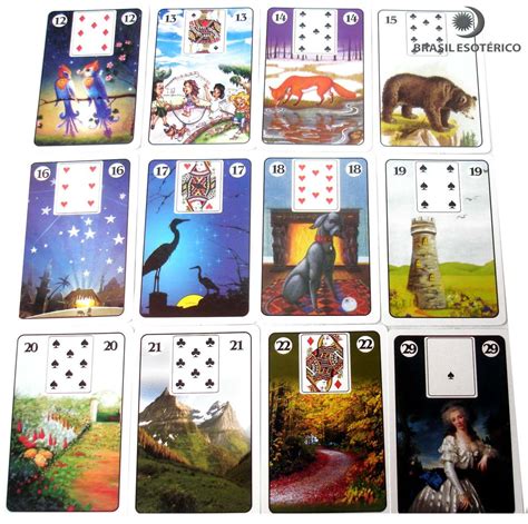 Baralho Cartas Tar Cigano Petit Lenormand Cartas R Em