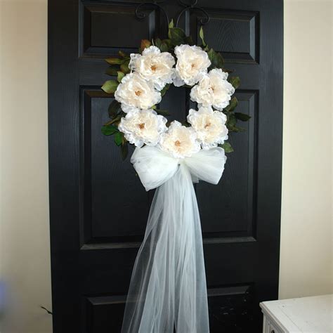 Wedding Wreaths For Front Door Wreaths Outdoors And Garden