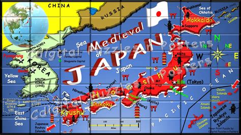 Pin on Medieval Japan Maps/Posters to Print