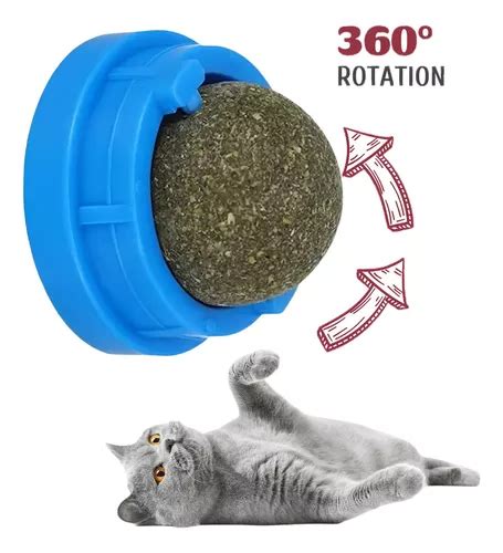 Bola Catnip Roro Juegos Para Gatos Hierba Gatuna Azul Mercadolibre