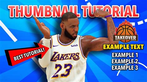 How To Make 2k Thumbnails On Your Phone Best Nba 2k21 Next Gen