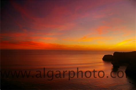 Praia da Marinha sunset 1