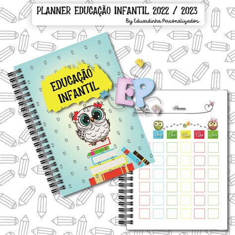 Planner Do Professor De Educacao Infantil Arquivo Digital Elo