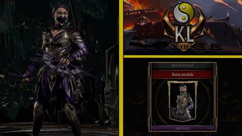 Mk Kombat League Skins Kitana Reina Perdida Temporada Xiii